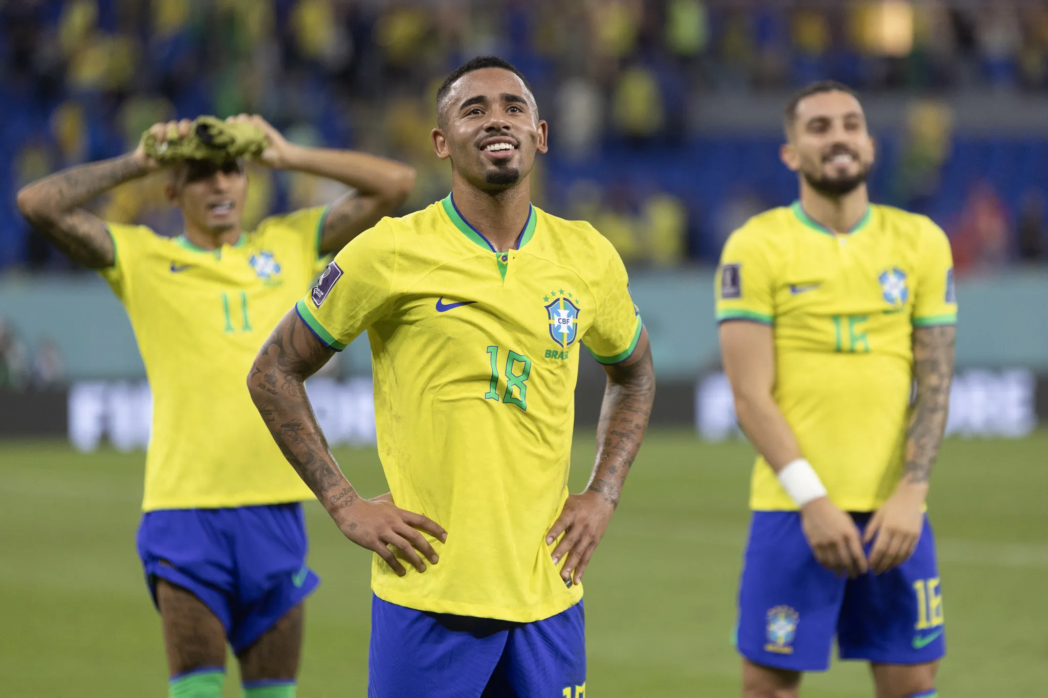 Jogadores da Seleção Brasileira