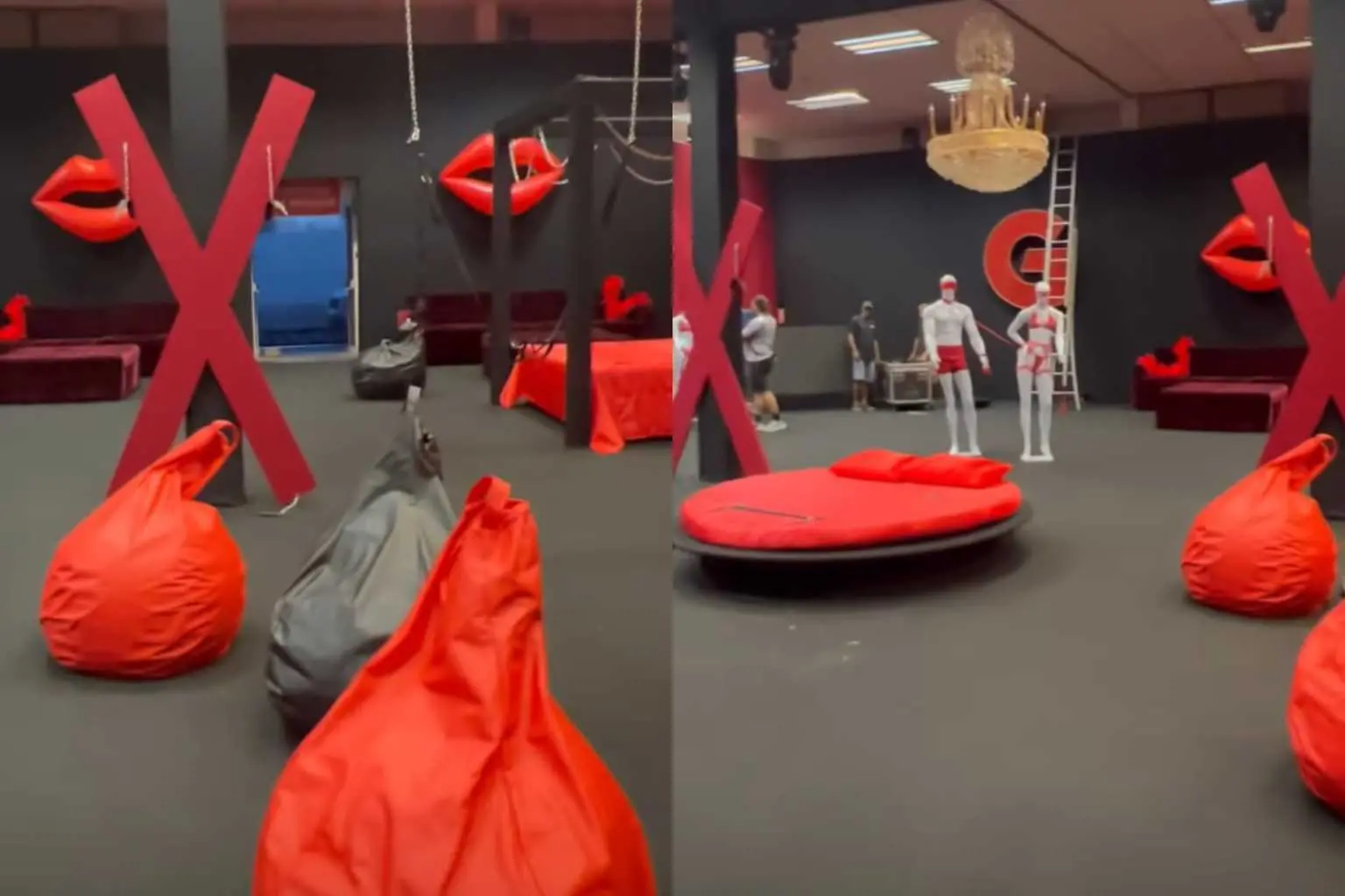 Influenciadora divulgou imagens do dark room, nesta segunda-feira (5)