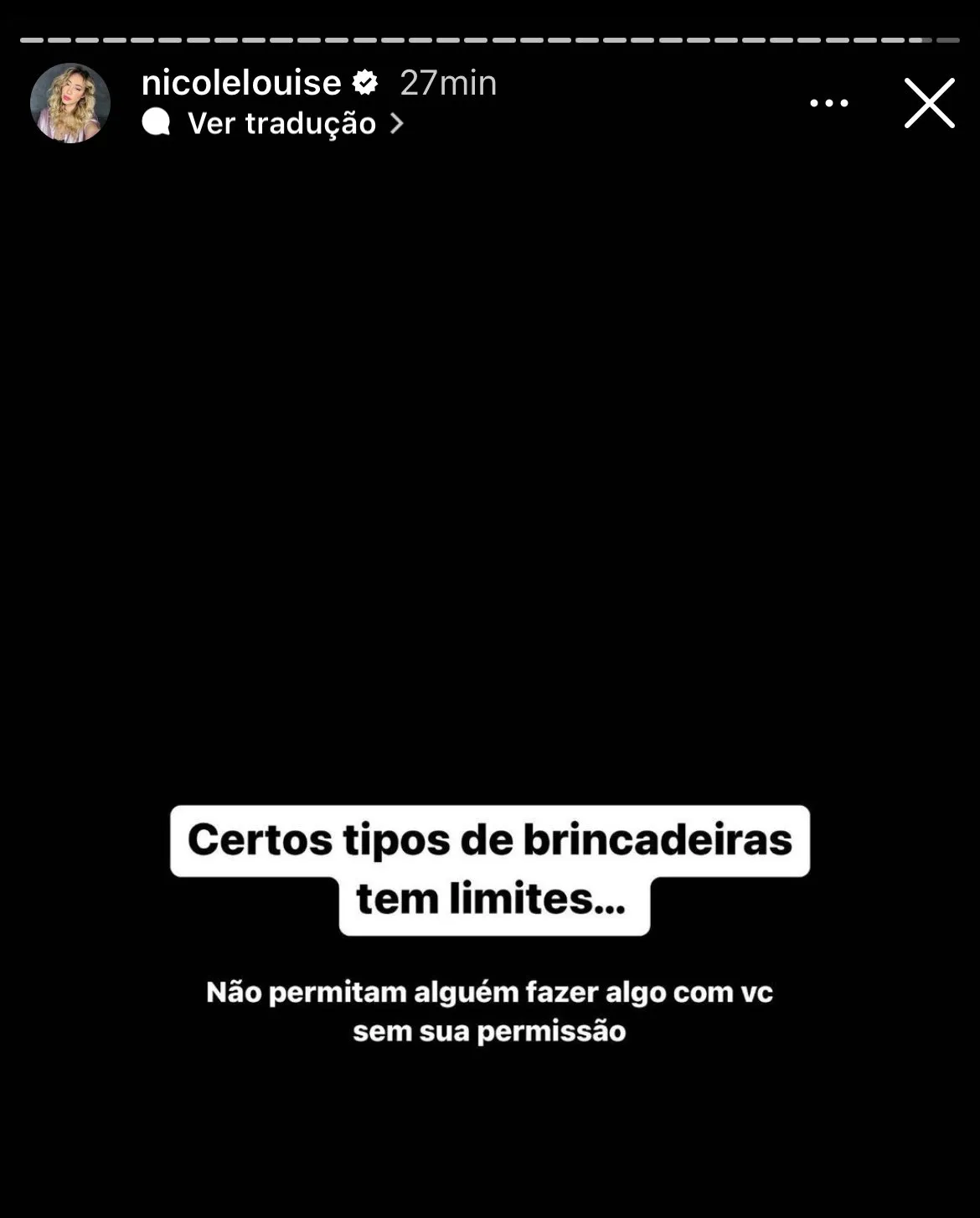 Nicole Louise fala sobre Farofa da Gkay