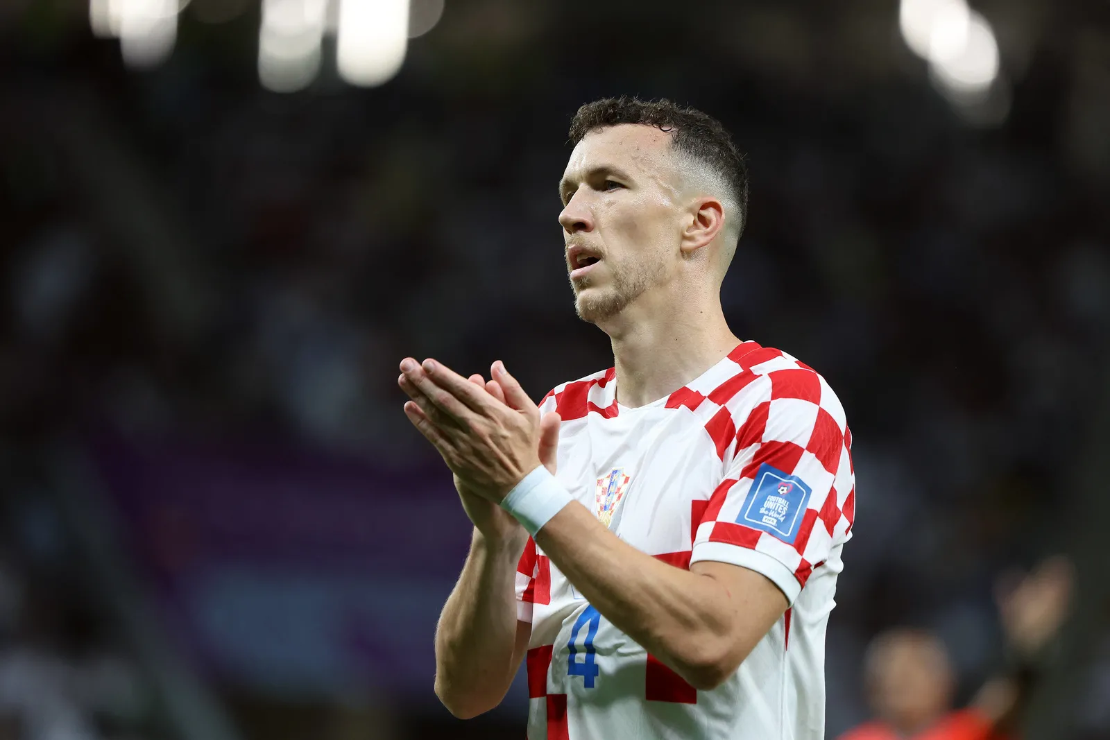 Ivan Perisic, atacante da Croácia, em jogo pela Copa do Mundo