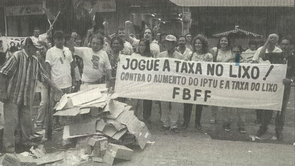 Taxa do lixo em Fortaleza em 1998