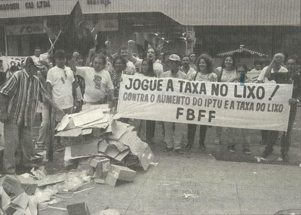 Taxa do lixo em Fortaleza em 1998