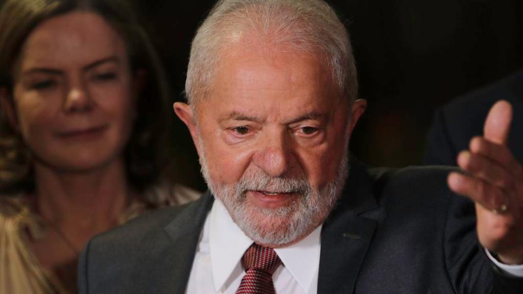 O presidente Lula em entrevista coletiva