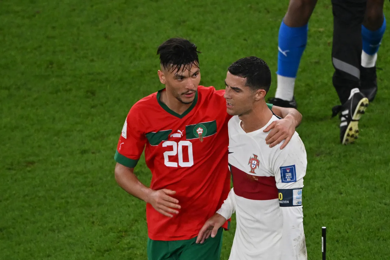 Cristiano Ronaldo após eliminação de Portugal diante do Marrocos
