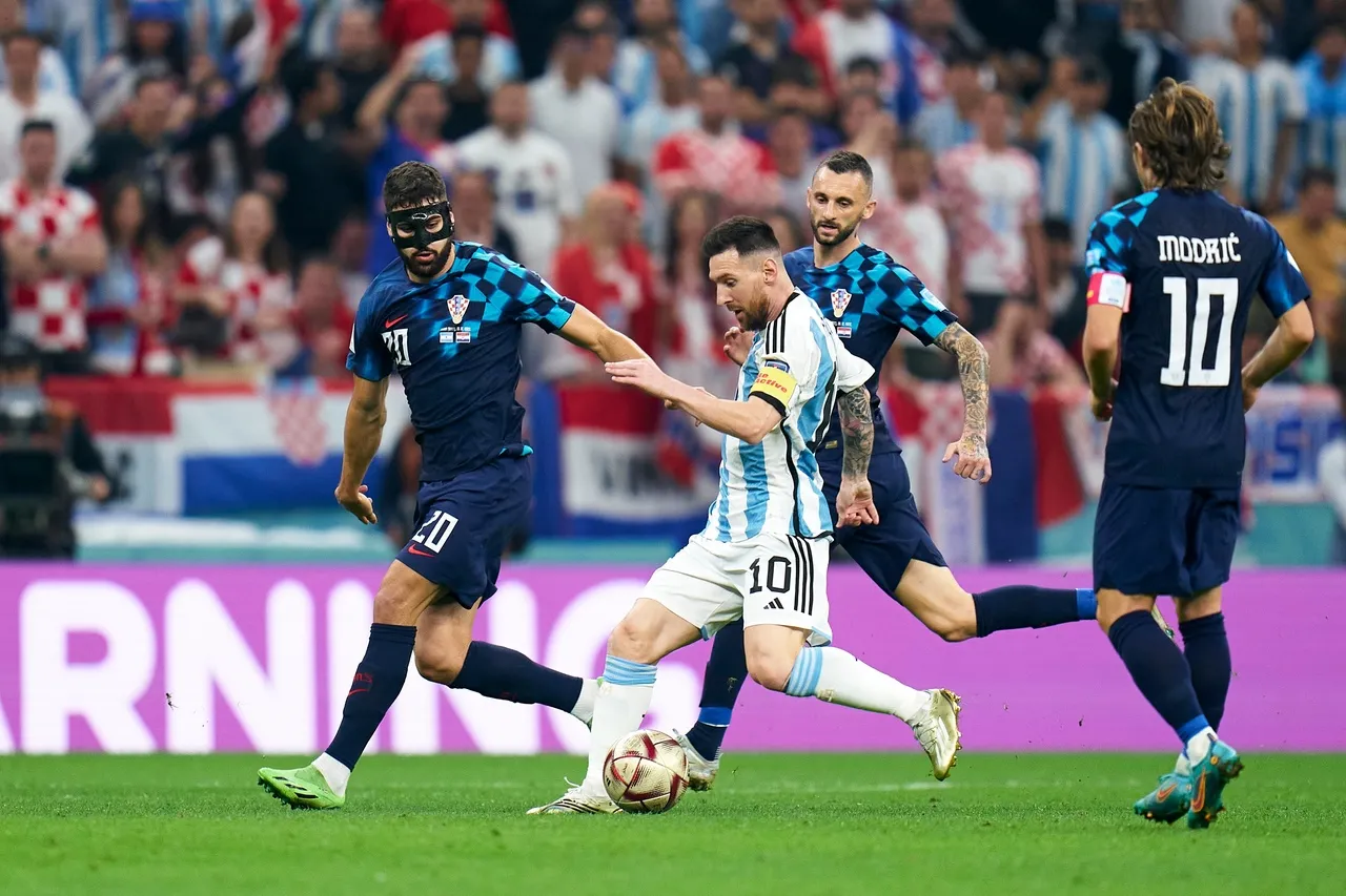 Messi fez uma partida fantástica e comandou a Argentina diante da Croácia