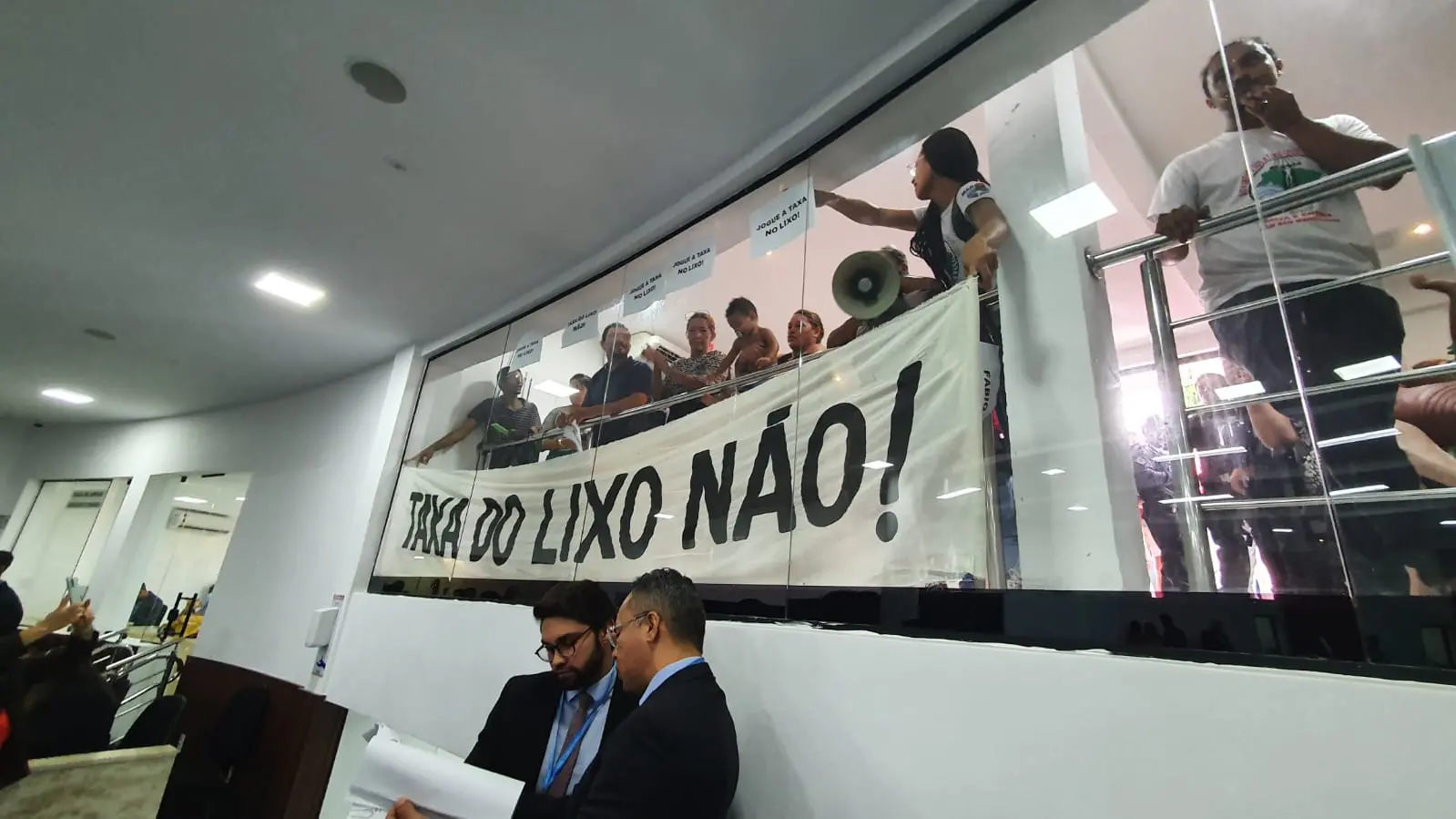 Manifestação na camara