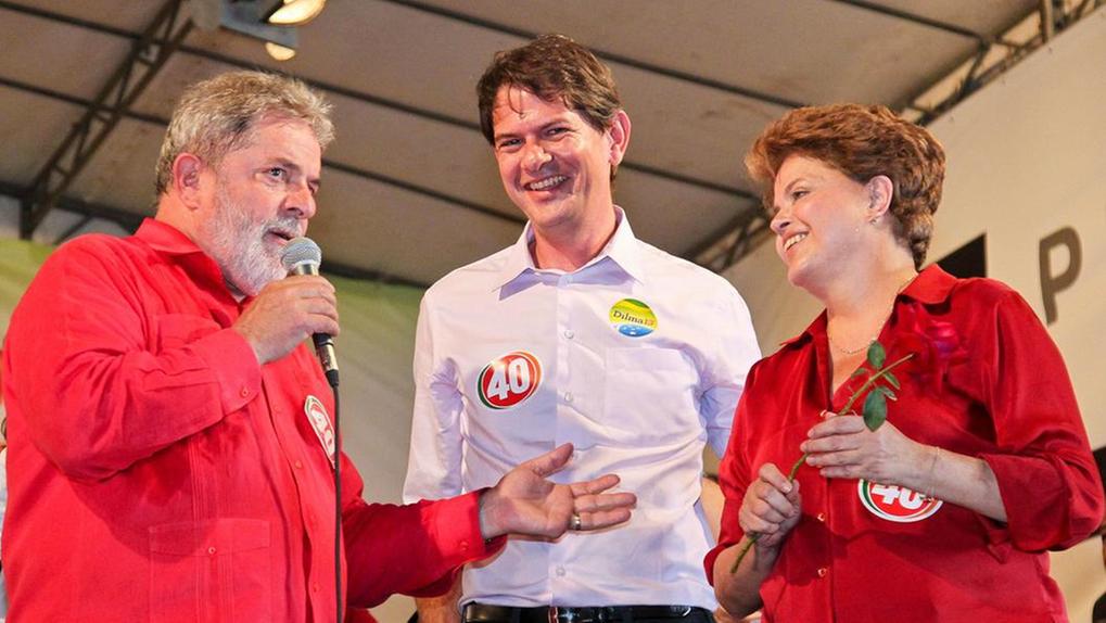 Lula, Cid e Dilma, Cid