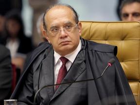 Ministro Gilmar Mendes em sessão no Supremo Tribunal Federal (STF)