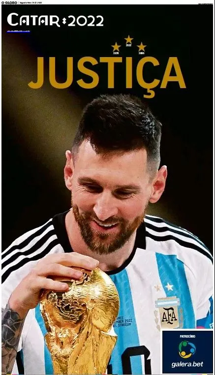 Capa do O Globo.