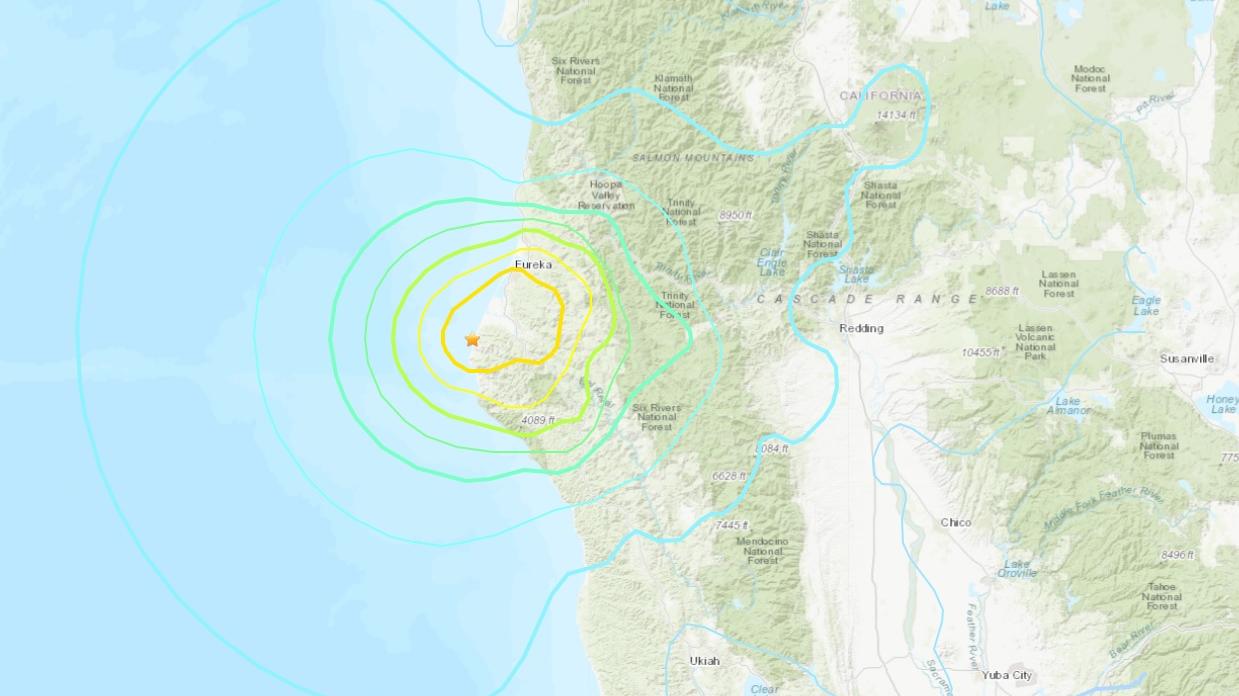Nos EUA, terremoto de magnitude 6,4 abala o norte da Califórnia