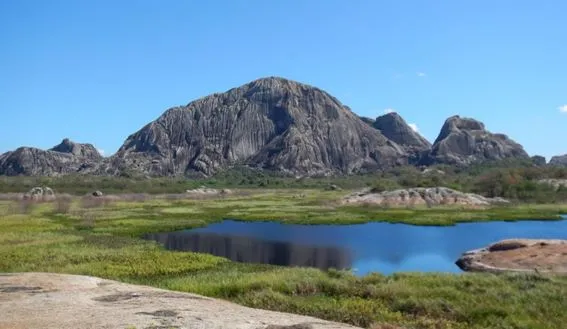 Pedra Riscada, em Quixadá