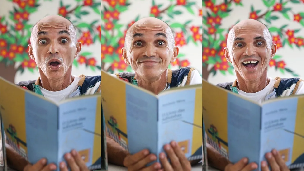 Para Chicão, contação de histórias passou de vocação a ofício