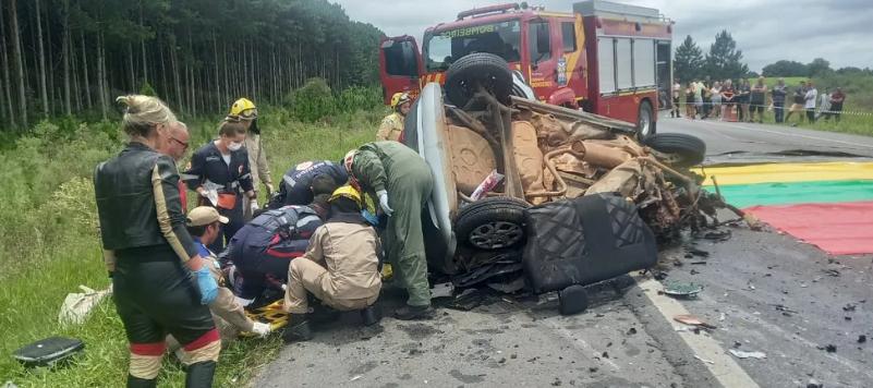 Acidente na BR-277, na Serra da Esperança, deixa três mortos e vários  feridos