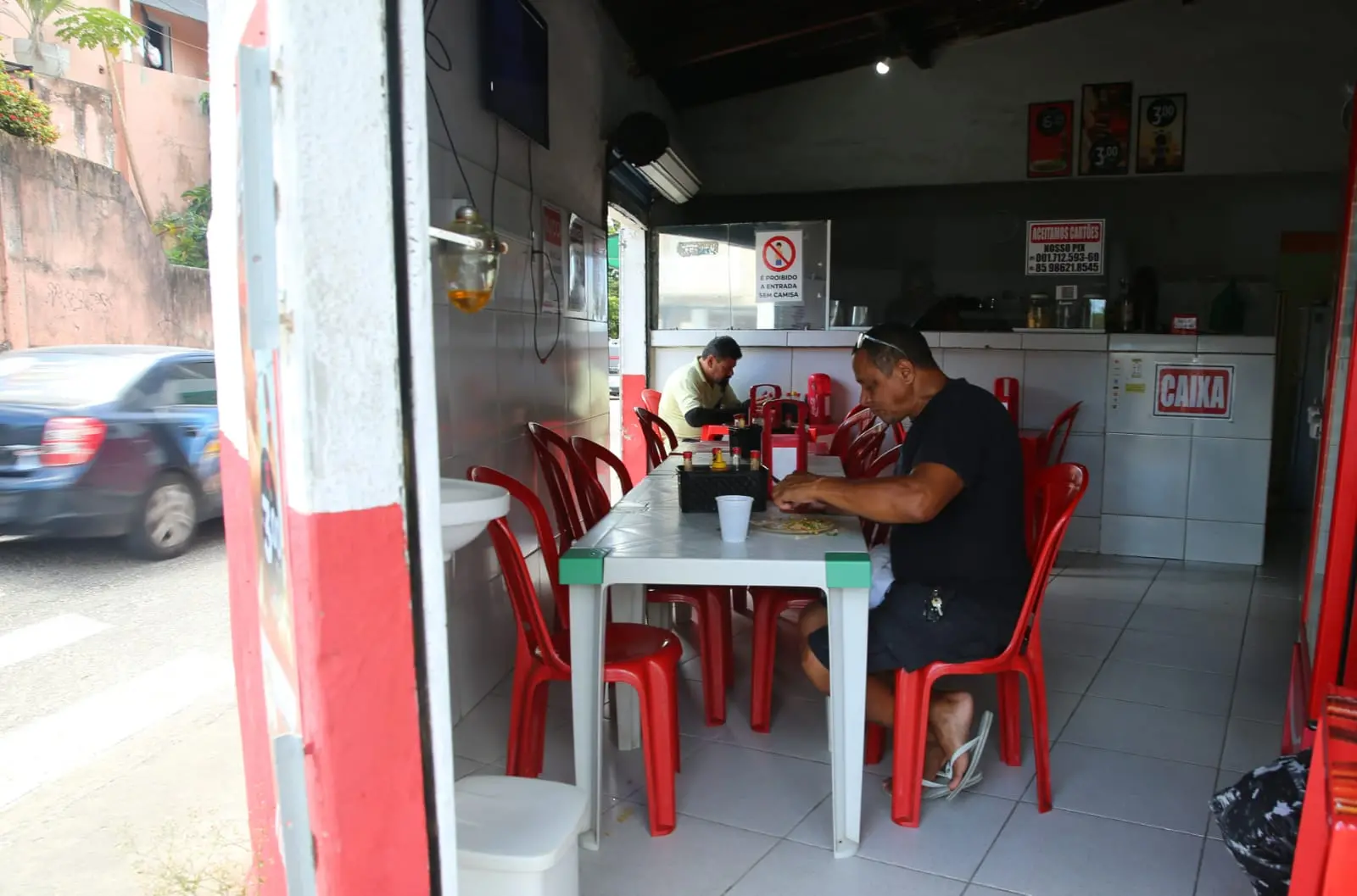 Pratos feitos servidos pela Imperatriz também possuem o tempero regional