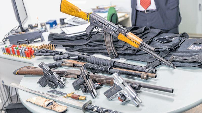 O número indica uma média de 17 armas de fogo apreendidas a cada dia, em menos de uma década