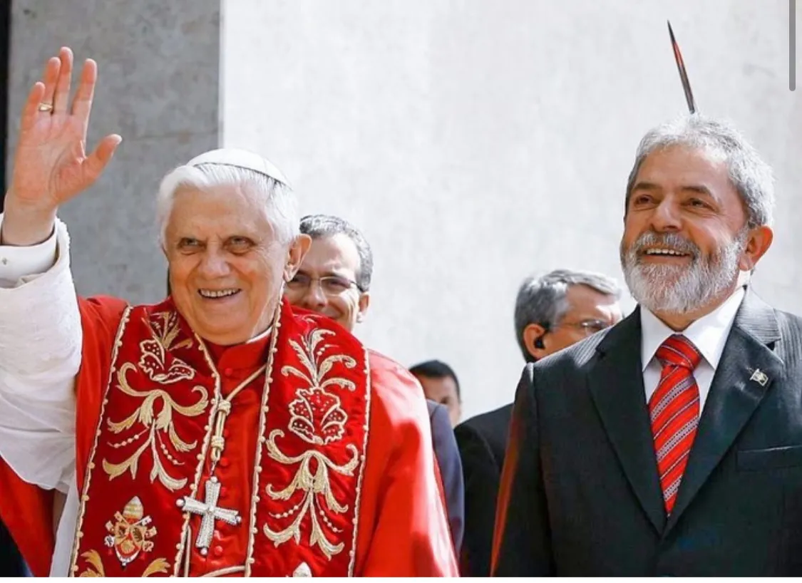 O papa esteve no Brasil em 2007