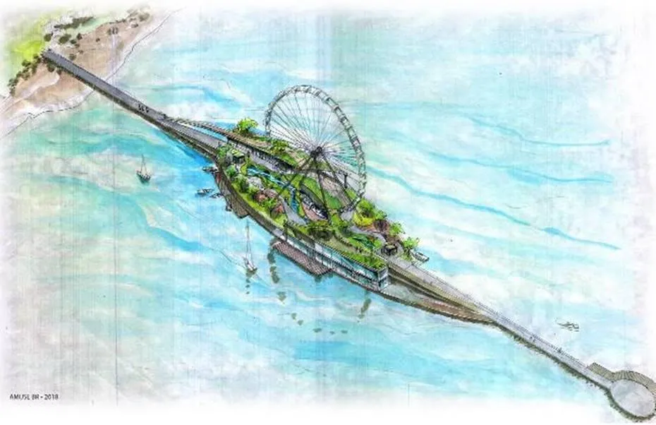 Em 2019, a prefeitura suspendeu projeto original da roda-gigante na Praia de Iracema