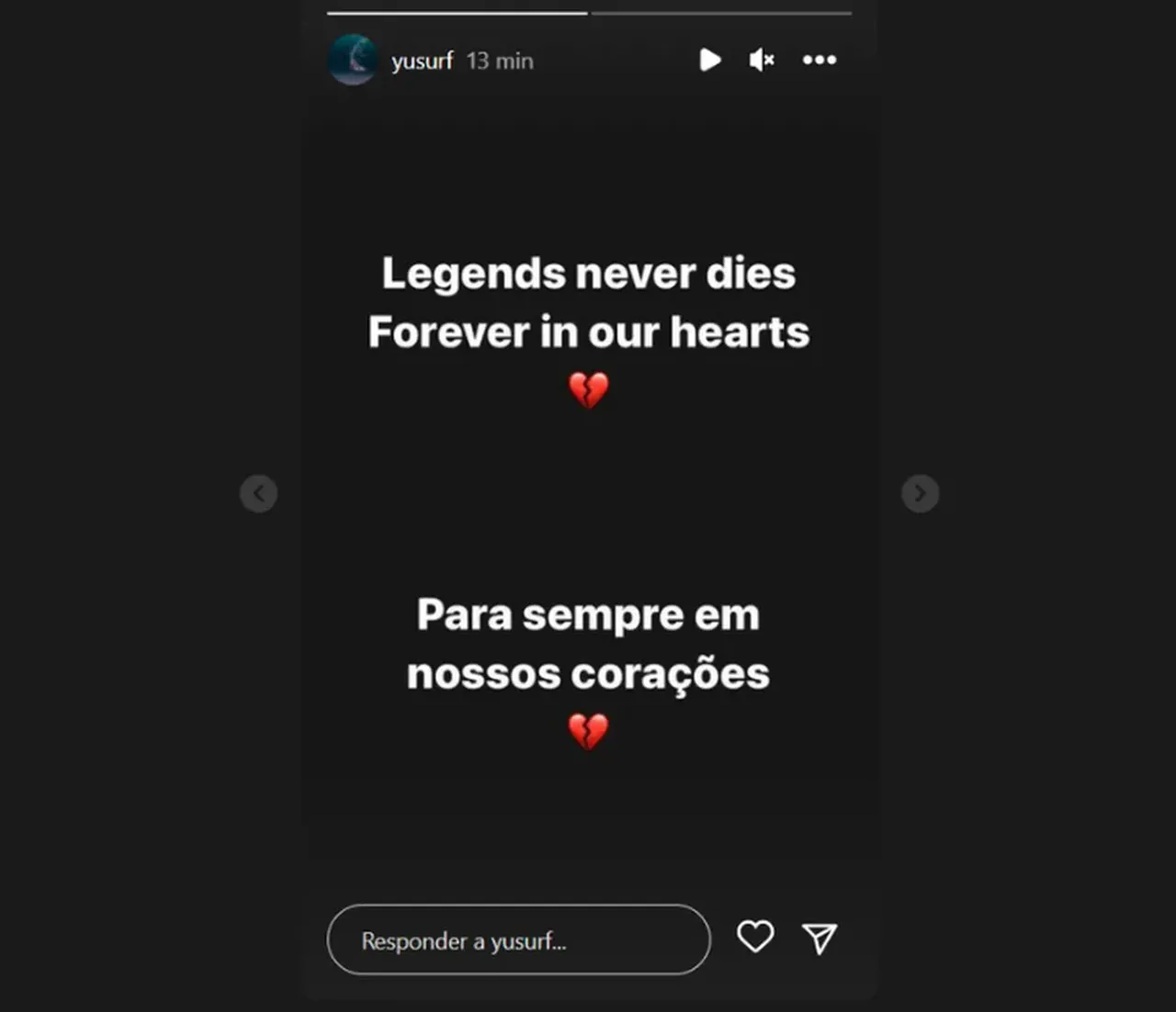 Yuri Soledade lamentou morte do amigo nas redes sociais