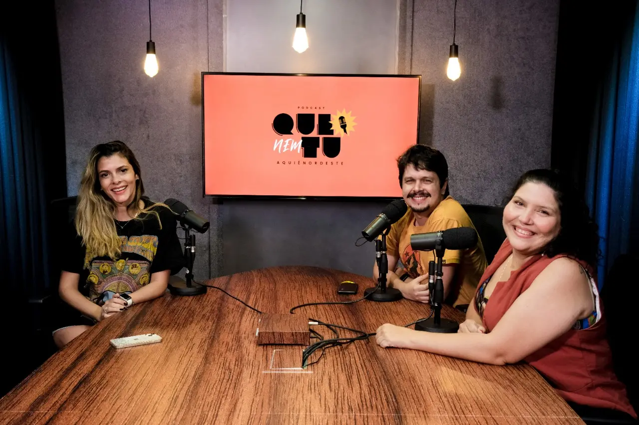 Mila Costa, Alan Barros e Karine Zaranza