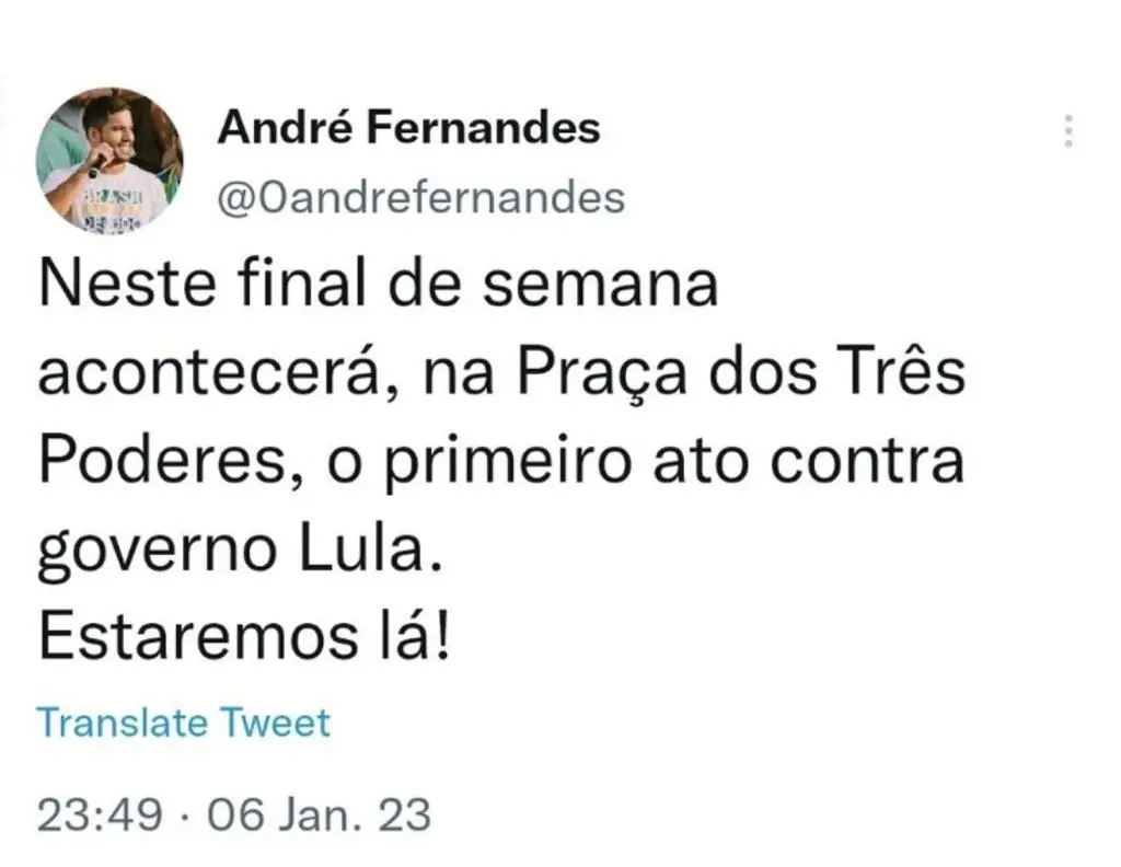 Deputado cearense incentivou a ida aos atos em Brasília