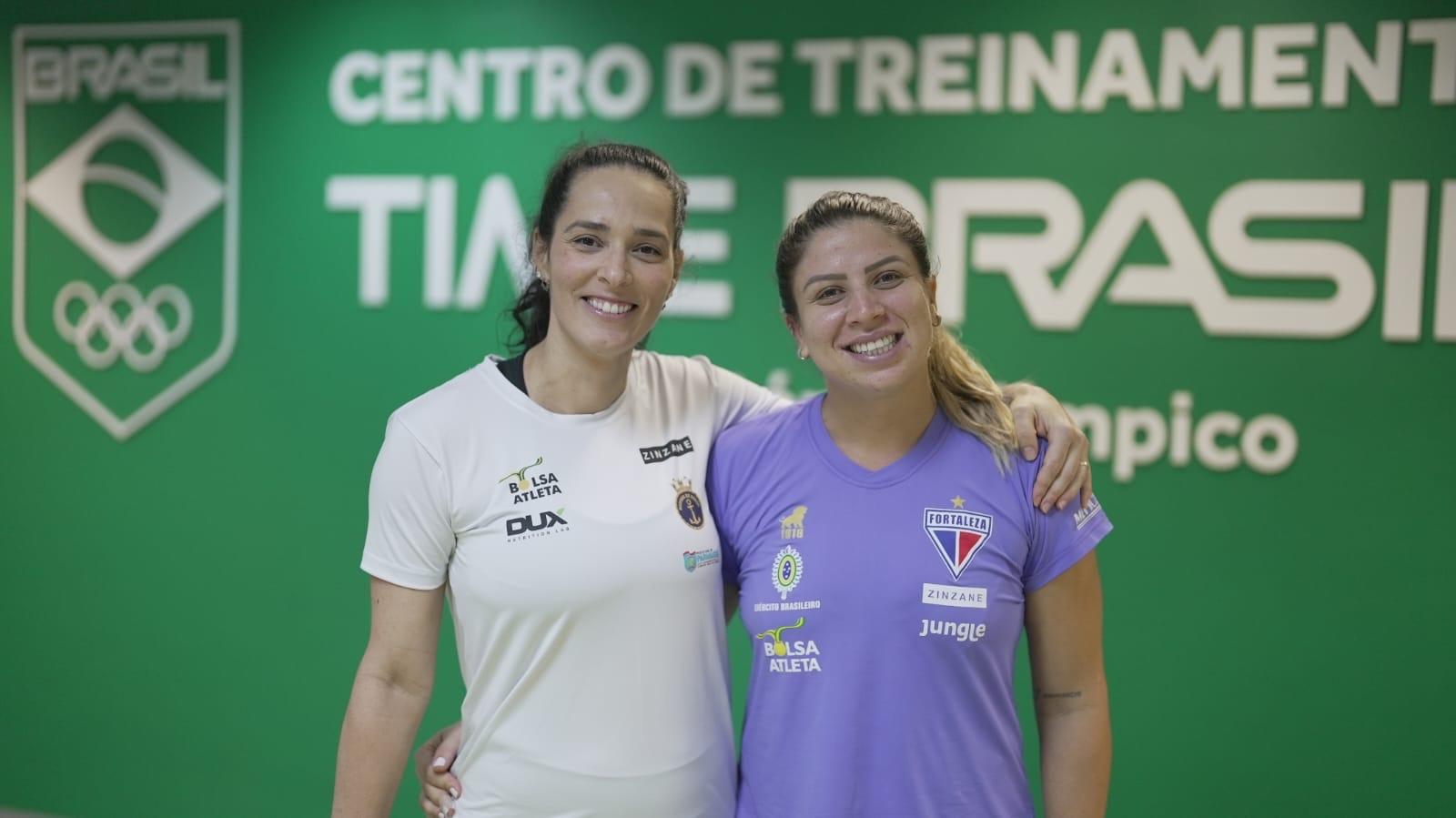 Ágatha e Rebecca iniciaram com testes no Comitê Olímpico Brasileiro