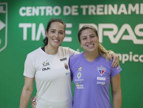 Ágatha e Rebecca iniciaram com testes no Comitê Olímpico Brasileiro