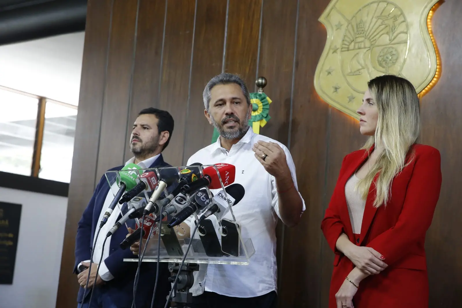 Governador do Ceará, Elmano de Freitas, no Palácio da Abolição