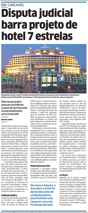 Print de jornal antigo