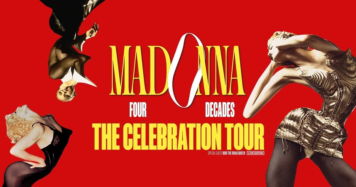 Imagem de divulgação da nova turnê da Madonna