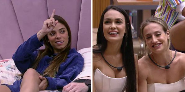 Key Alves e líderes Bruna e Larissa