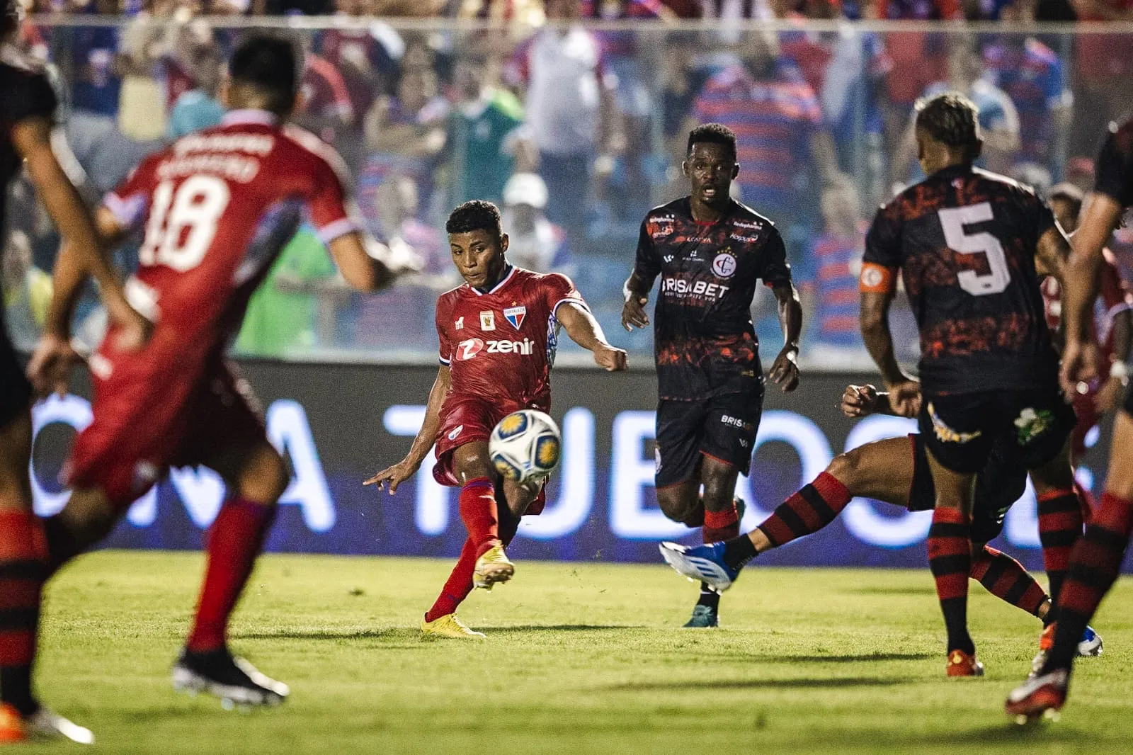 O Fortaleza venceu o Campinense no PV em jogo que dominou até o fim