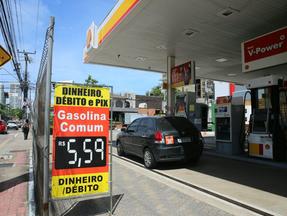Gasolina a R$ 5,59 em Fortaleza