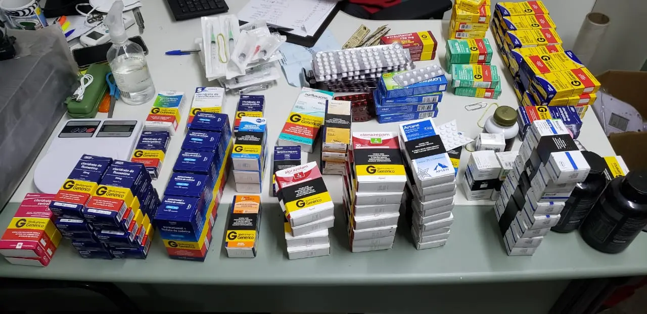 Psicotrópicos apreendidos