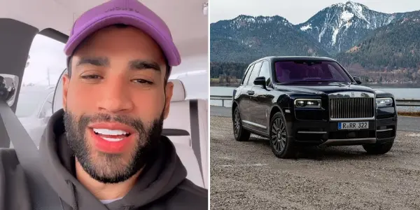 Gusttavo Lima e carro de luxo