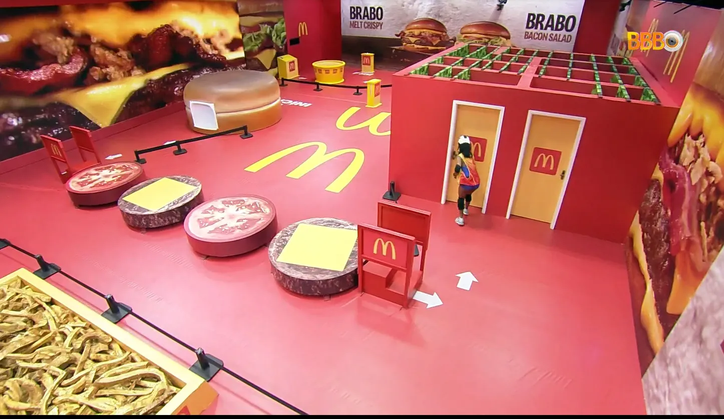 Dinâmica foi patrocinada por rede de fast food