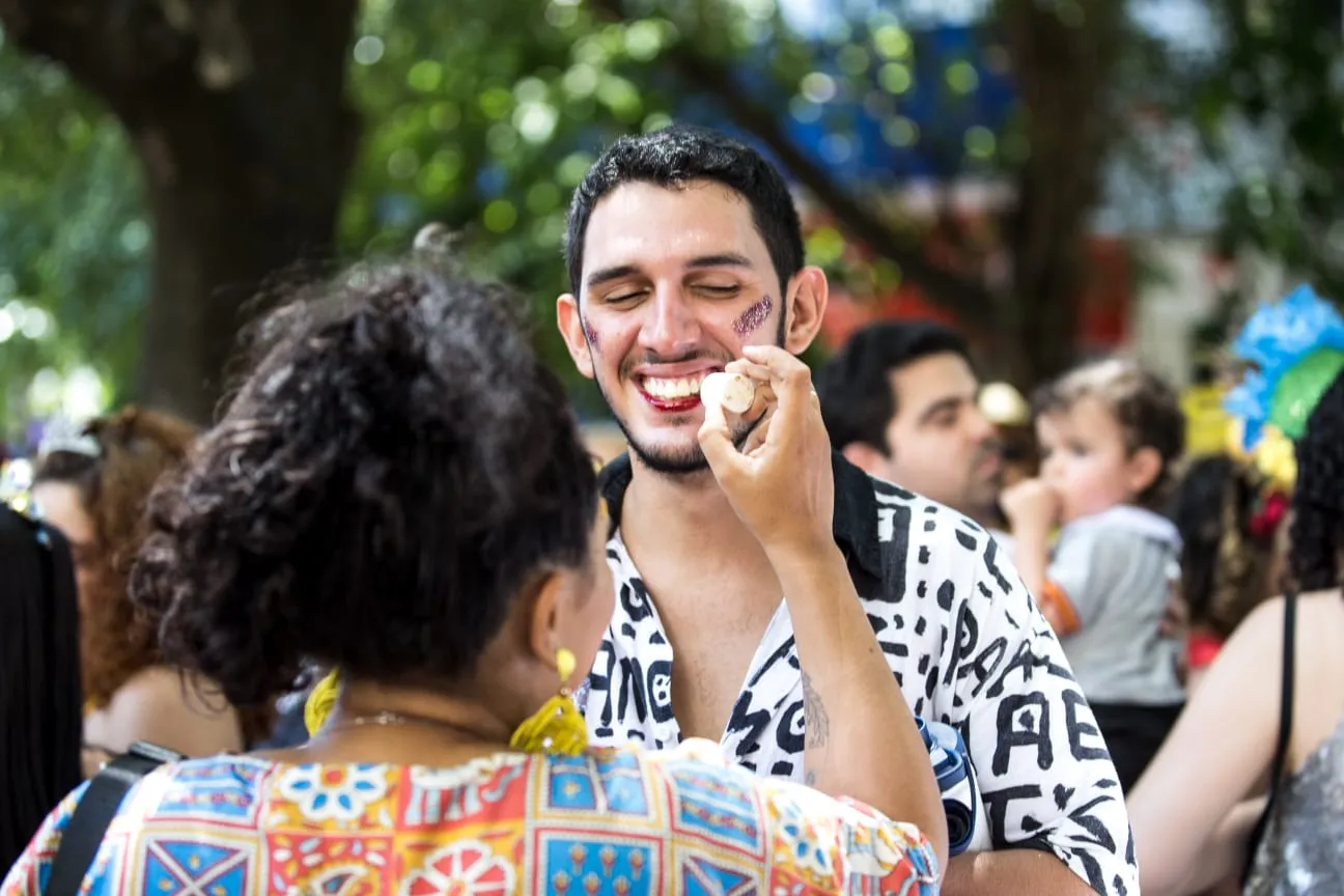 Pré-Carnaval na Praça dos Correios, em Fortaleza