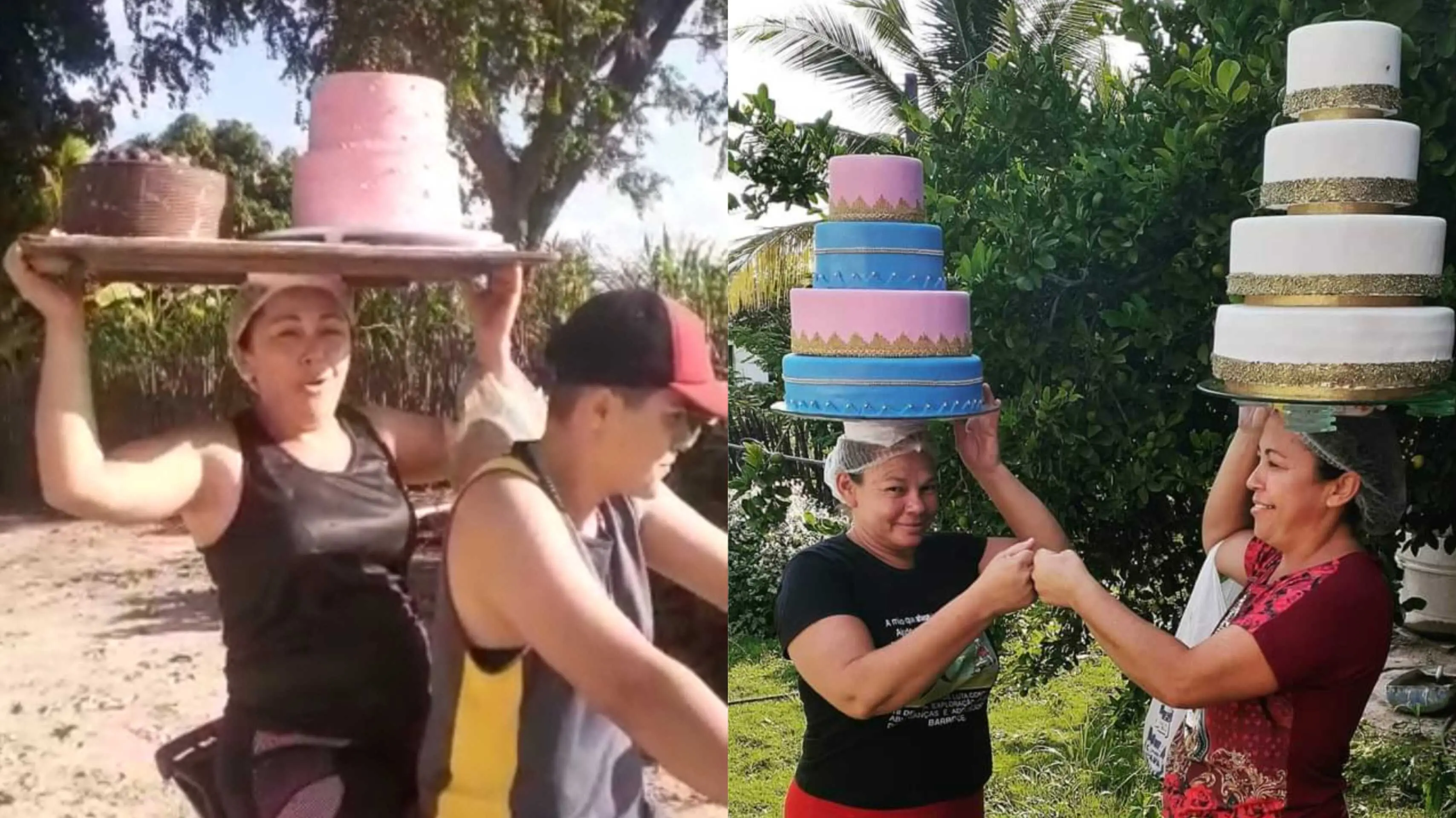 Cearense conta com ajuda de filha e amiga para produzir e entregar bolos