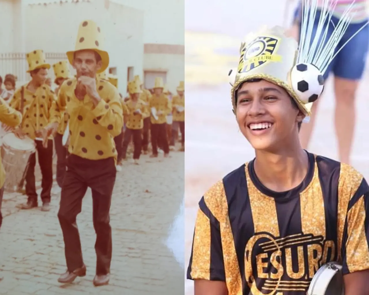 Menino de 18 anos toca samba para lembrar do avô que nunca conheceu