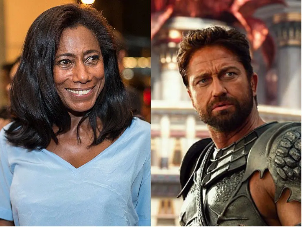 Gloria Maria e Gerard Butler