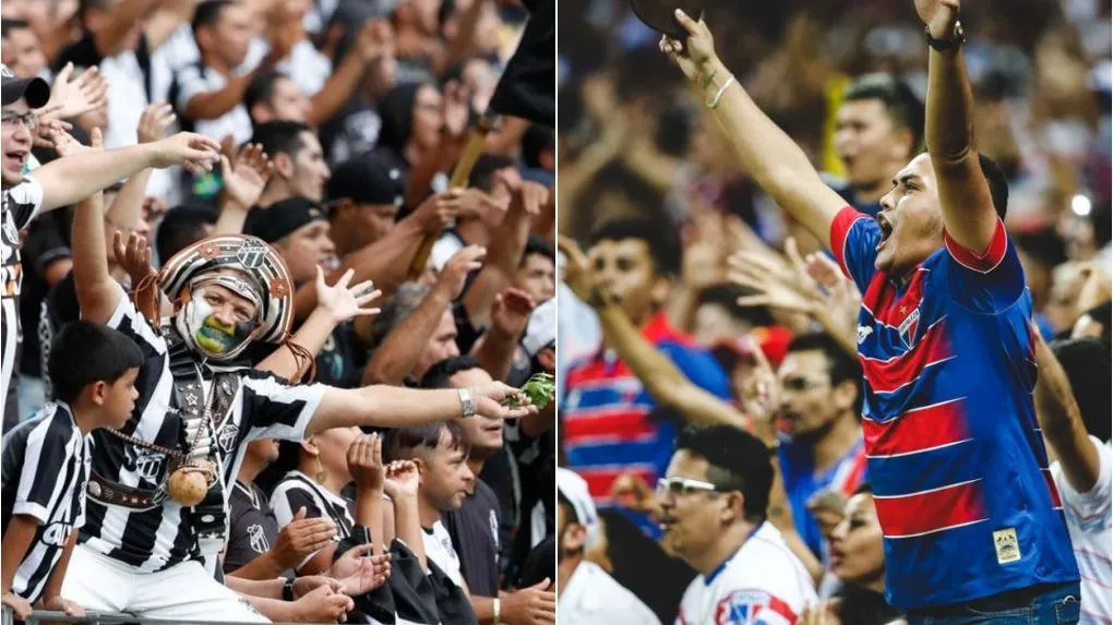 O primeiro Clássico-Rei da temporada terá a presença das torcidas de Ceará e Fortaleza
