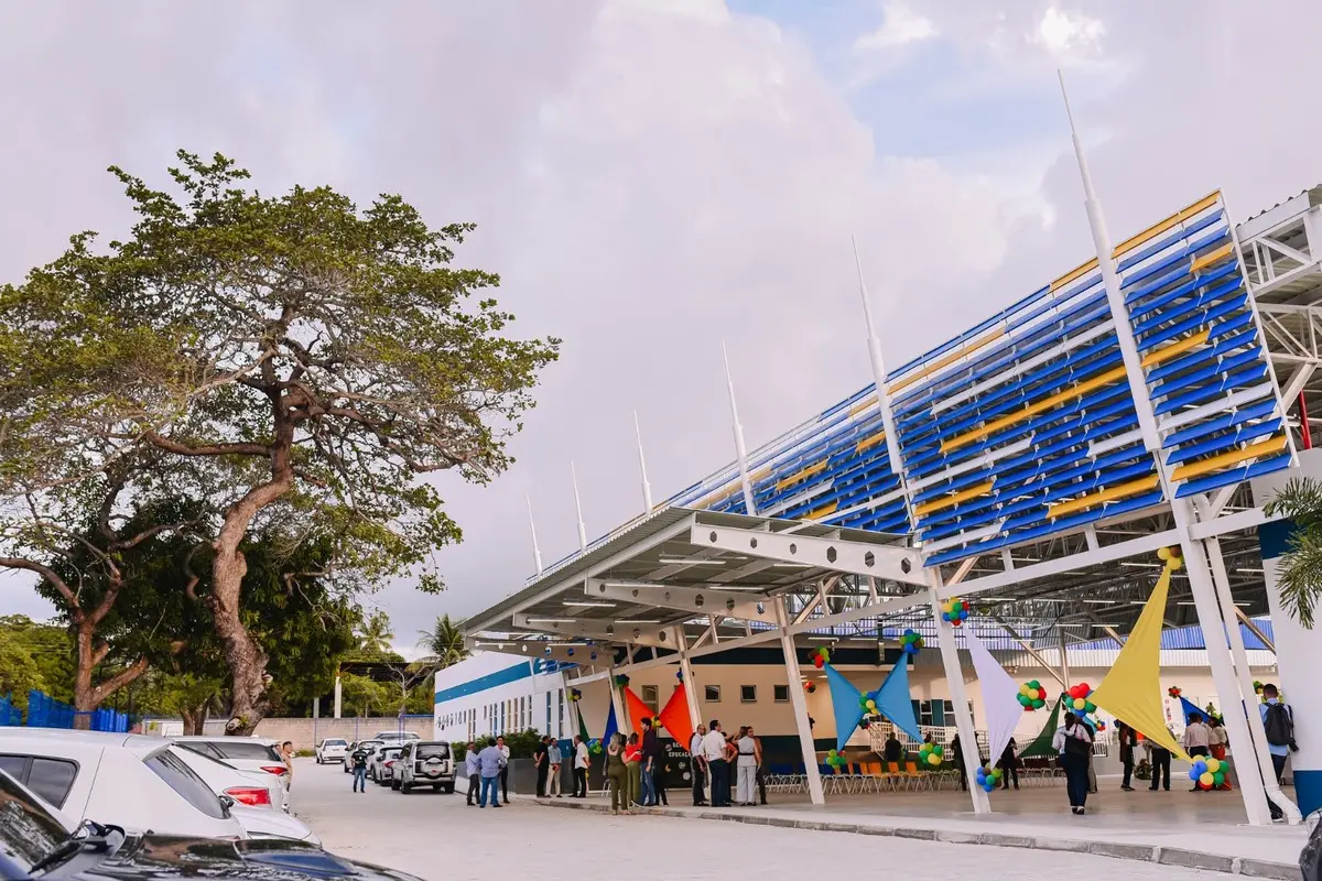 Fachada da nova sede