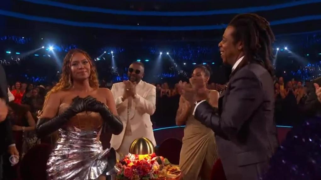 Beyoncé e Jay-Z no Grammy 2023