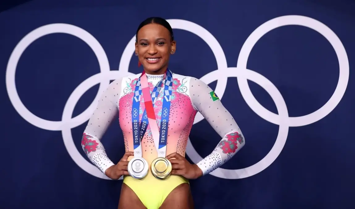 Rebeca Andrade é um dos destaques femininos do esporte brasileiros nos últimos anos