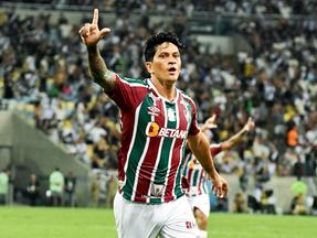 Imagem mostra jogador de futebol Cano, do Fluminense