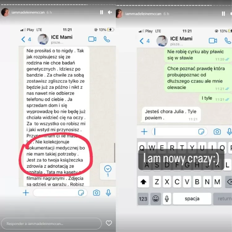 Por mensagem, mãe repreende Julia e diz que filha está envergonhando a família