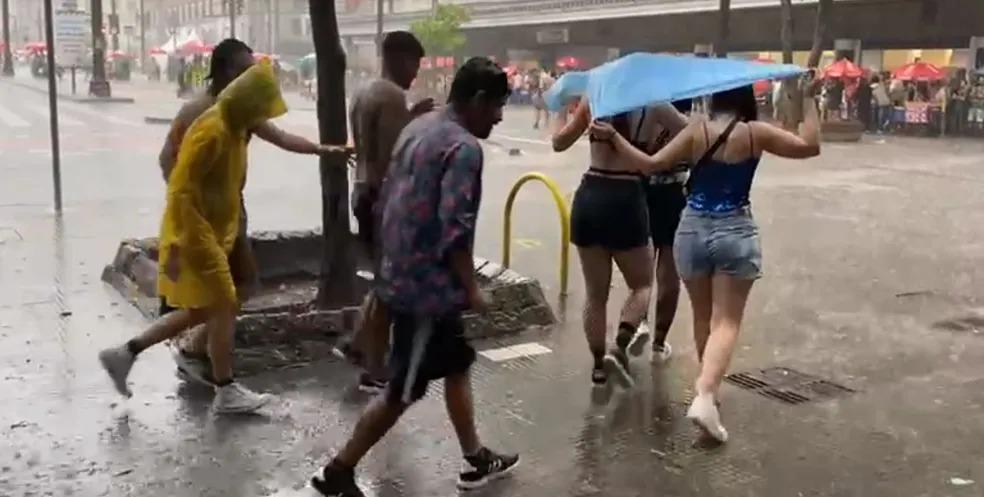 Chuva de Granizo em SP