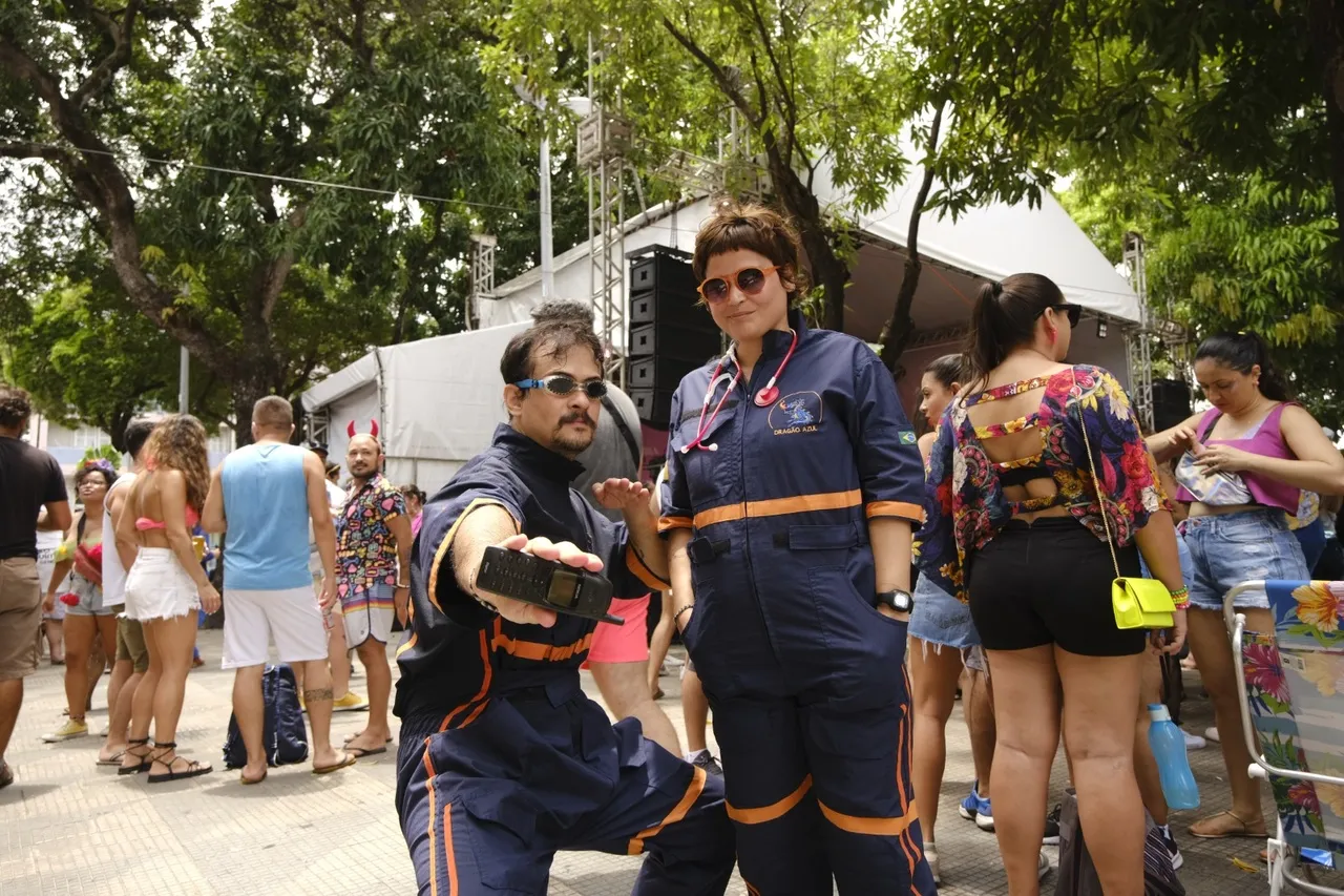 Segundo dia de Carnaval no Benfica