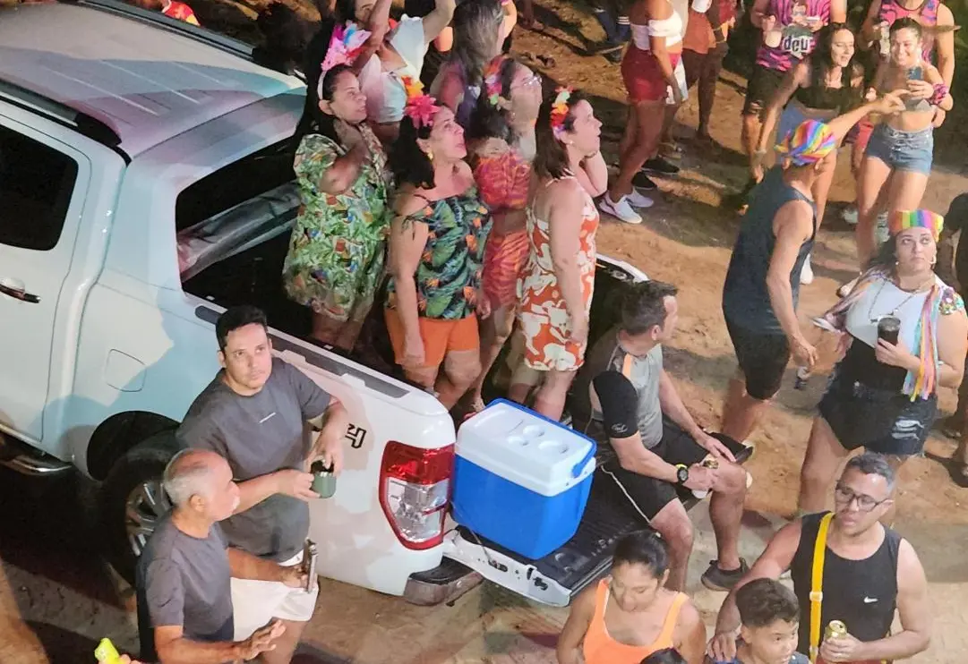 Foliões fizeram carros de camarote