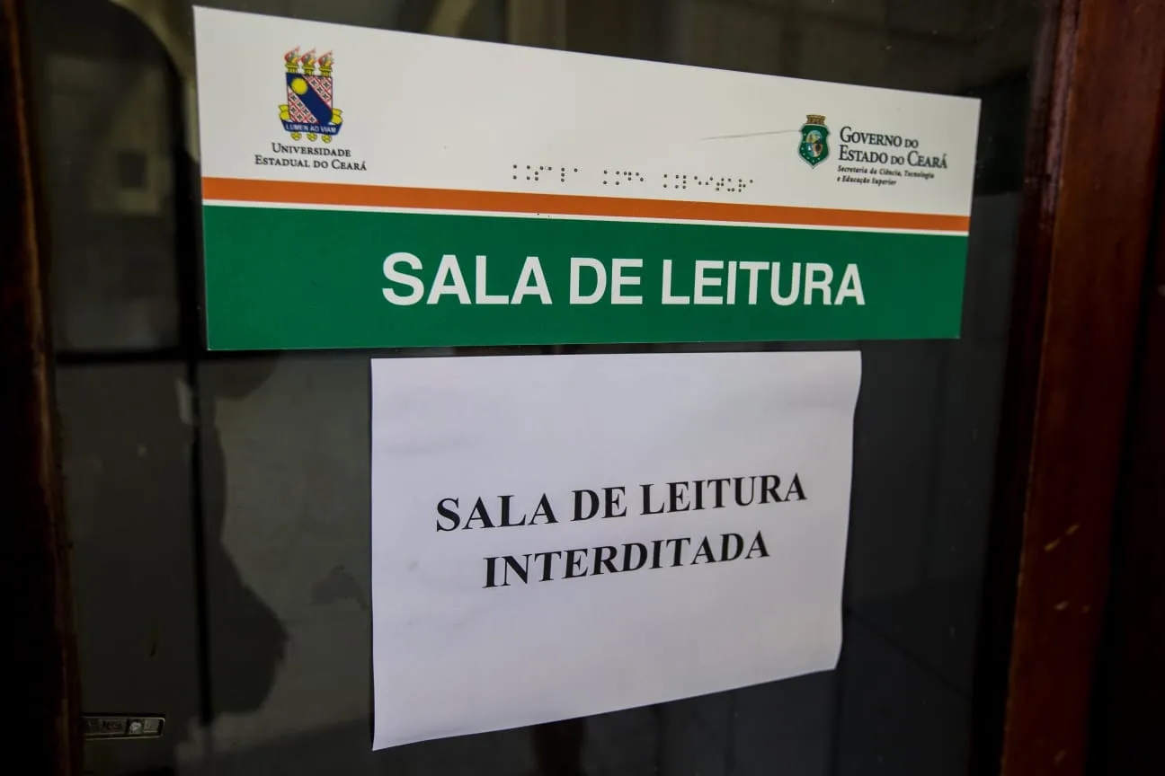 Alguns ambientes precisaram ser interditados