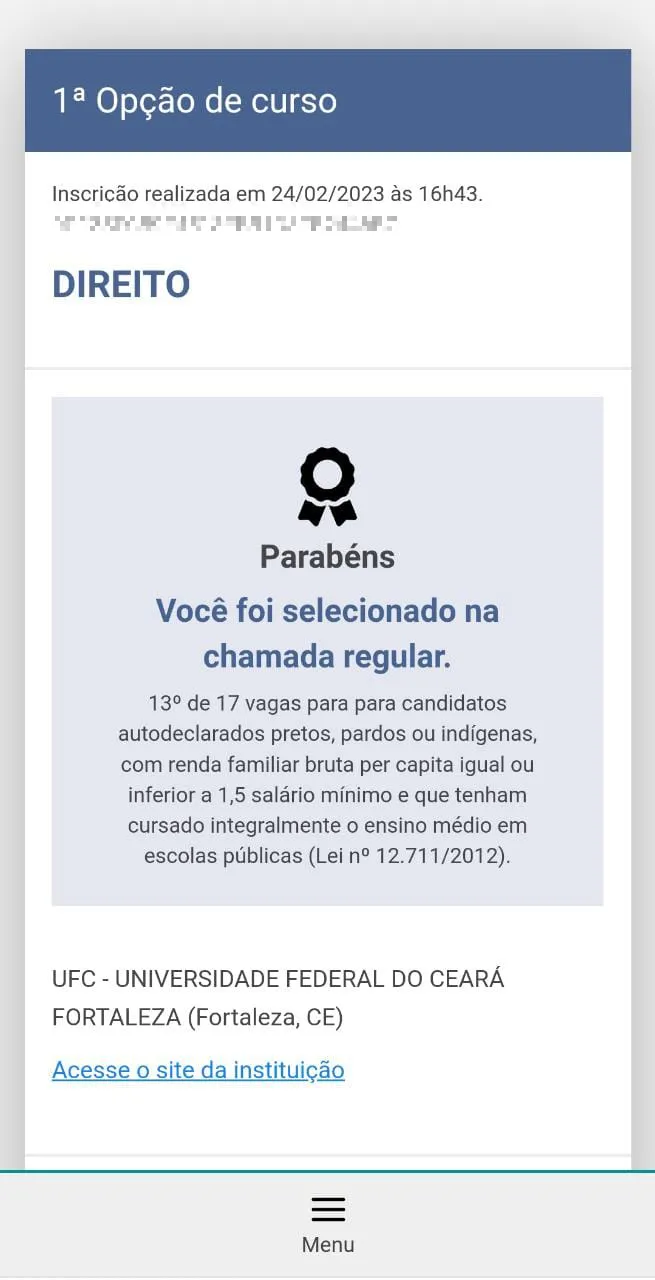 Primeiro passo para o futuro universitário do jovem